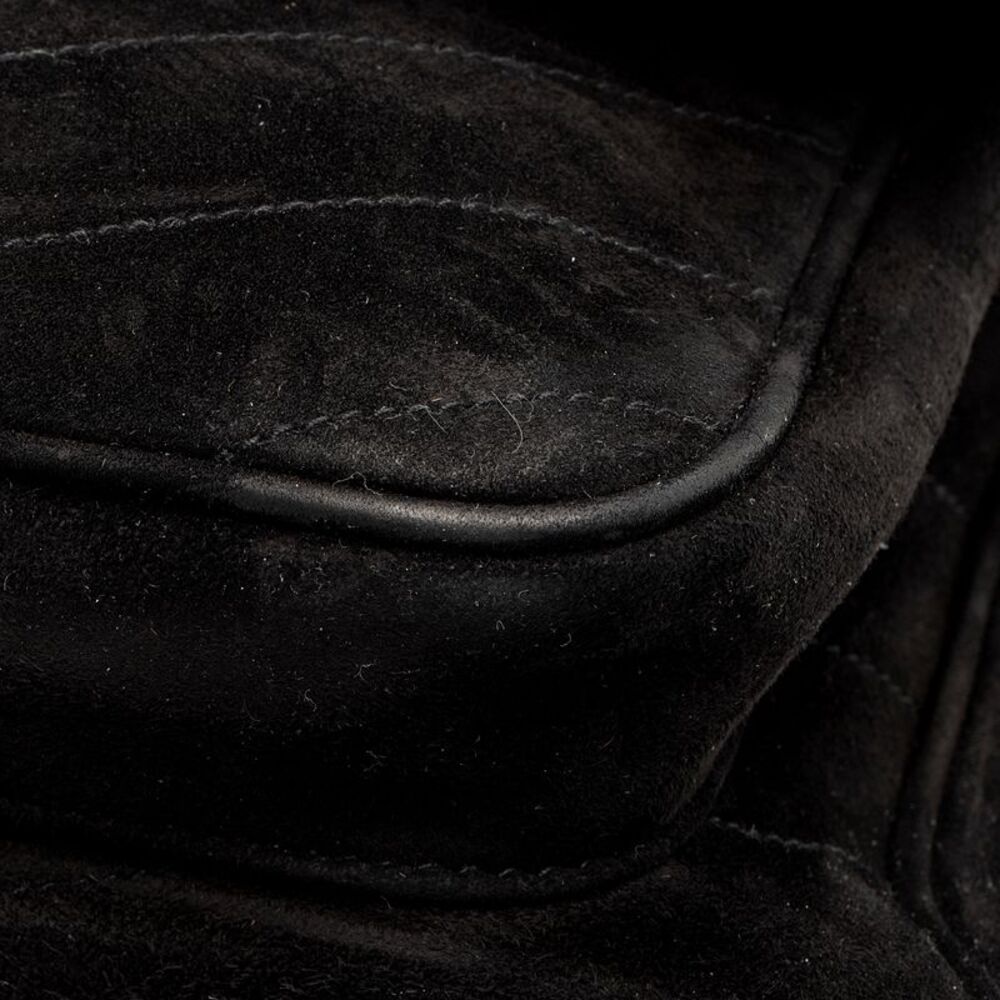 Saint Laurent Suede Monogram Niki Medium Shoulder Bag - Picture 15 of 16